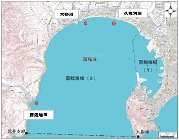 調査海域図