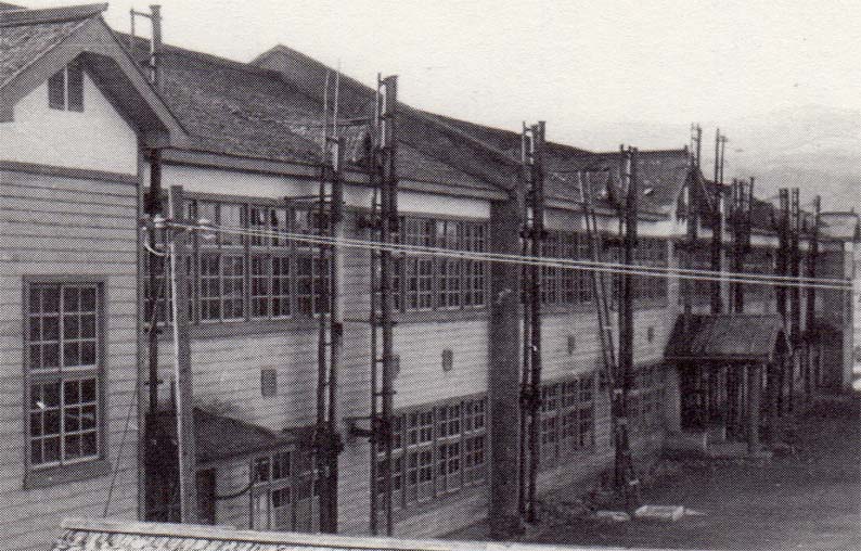 昭和30年頃の大野中学校