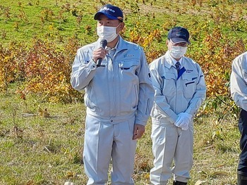 市民植樹祭での挨拶