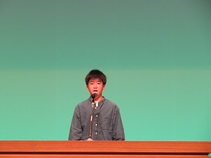 萩野小学校6年川口亮太さん