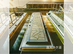 しんわの湯　露天歩き湯
