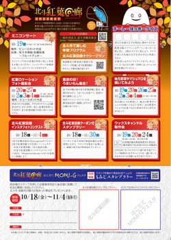 北斗紅葉回廊チラシ裏
