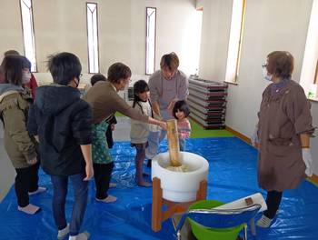 餅つき