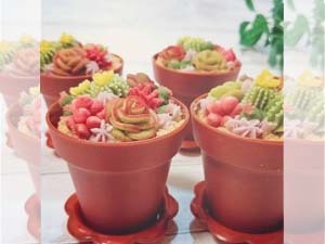 完成したスイーツ