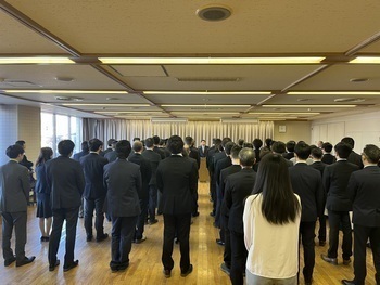 市長訓示の様子