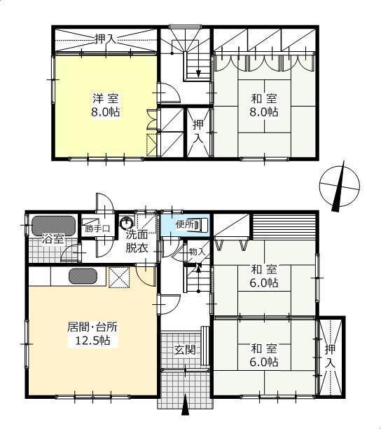 物件番号110番の間取り