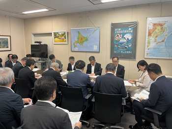 国土交通省北海道局との面談の様子