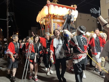 北斗市職員の神輿
