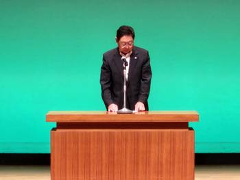 主催者代表 北斗市町会連合会 会長 大折伸明