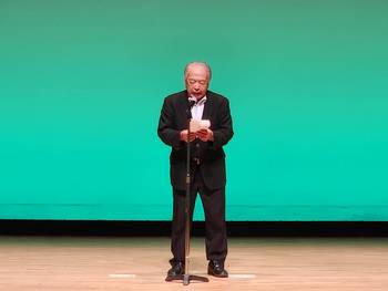 閉会の挨拶 北斗市老人クラブ連合会 会長 中山豊光