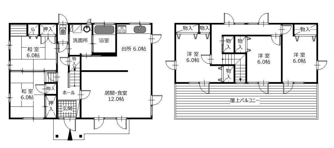 物件番号114番の間取り