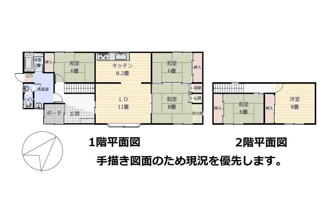 物件番号118番の間取り
