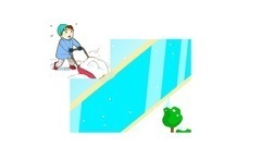 川への雪捨てはしない