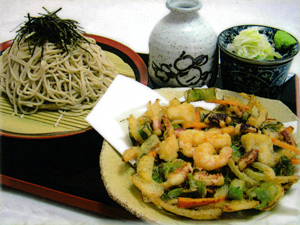 海鮮かき揚げそば