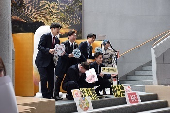 フォトブースの様子