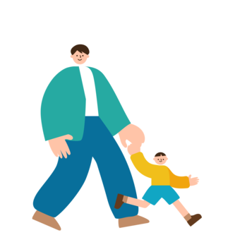 父と子イラスト