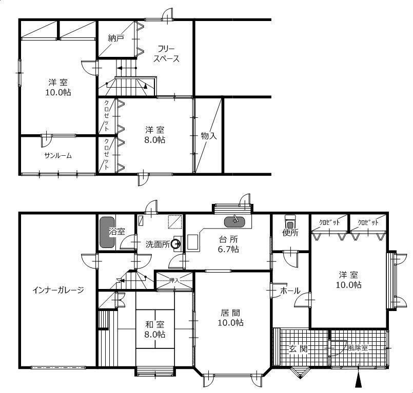 物件番号125番の間取り