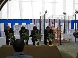 平成19年9月 新茂辺地トンネル(東)工事安全祈願祭