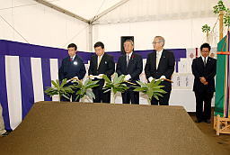 平成21年10月 新茂辺地トンネル(西)工事安全祈願祭