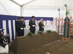 平成23年3月 桜岱高架橋・戸切地川橋りょう他 合同安全祈願祭