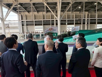 お出迎えの様子