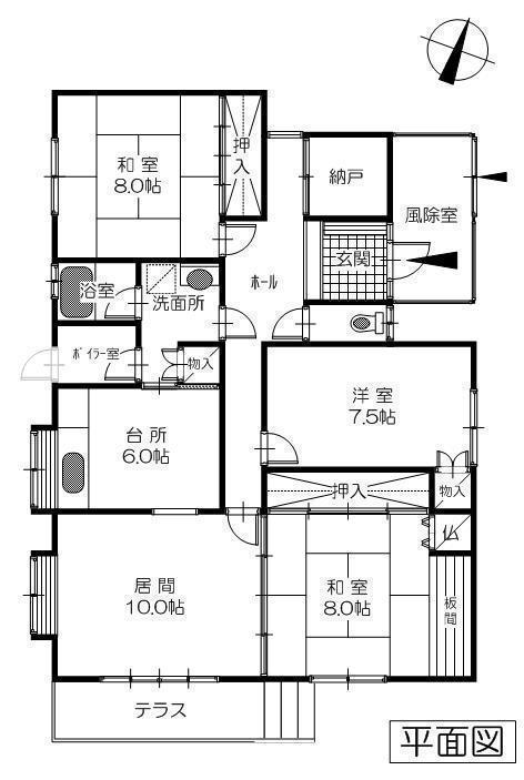 物件番号116番の間取り