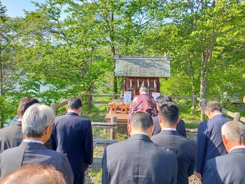 上磯土地改良区水天宮祭の様子