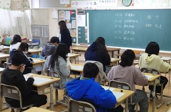 受検の様子