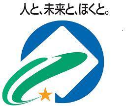 ロゴマークとキャッチフレーズ「人と、未来と、ほくと。」