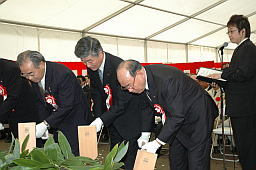 平成20年8月　函館総合車両基地路盤安全祈願