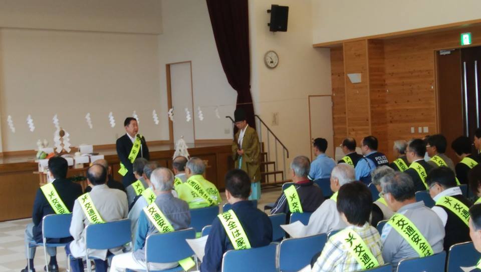 茂辺地・石別地区交通安全祈願祭