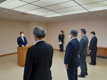 年度はじめの市長訓示