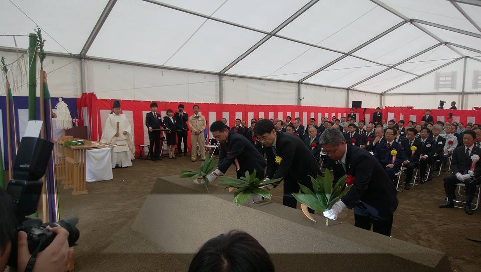 北海道新幹線渡島トンネル台場山工事安全祈願祭2