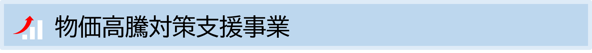 物価高騰対策支援事業